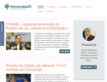 Tablet Screenshot of democratascampinas.org.br